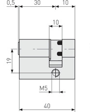 TESTPhT - ABUS Profilzylinder EC550NP | Halbzylinder | mit Not- und Gefahrenfunktion