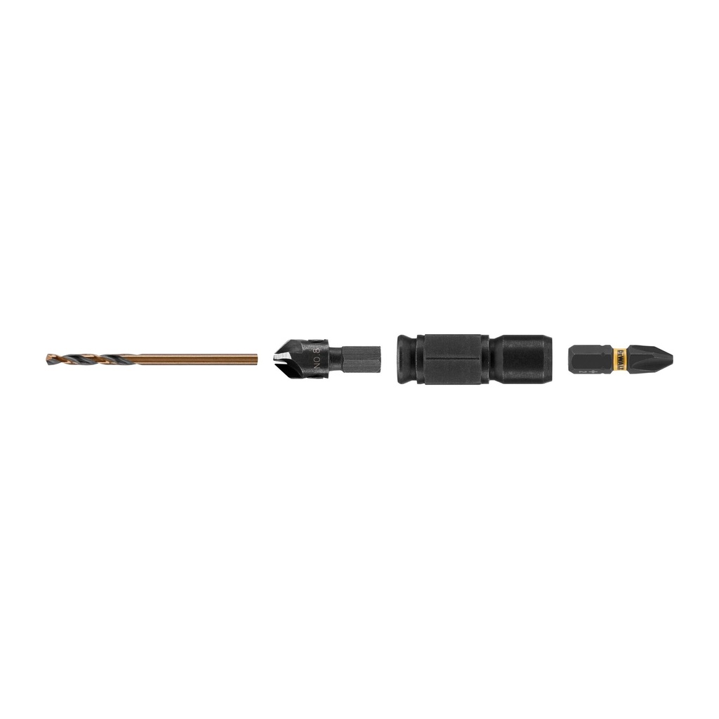 Schnellwechsel-Set 24 tlg. Bohrer und Bits