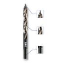 BOHRCRAFT 5-tlg. Spiralbohrer-Satz TURBO STEP INOX