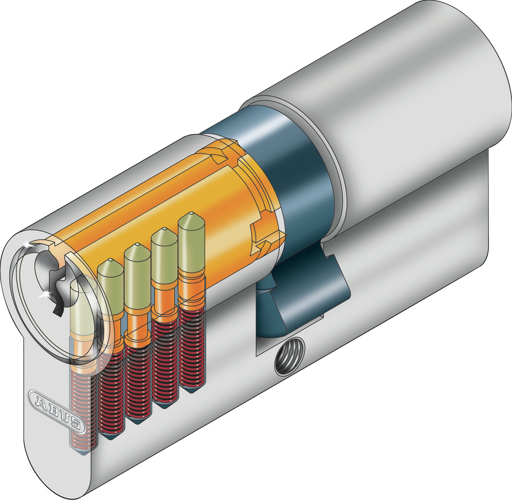 ABUS Knaufprofilzylinder | K82N Z55/K35 vs. | 3 Schlüssel