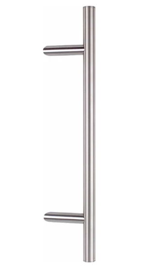 Hermat Edelstahl Haustürbeschlag | 800 mm komplett