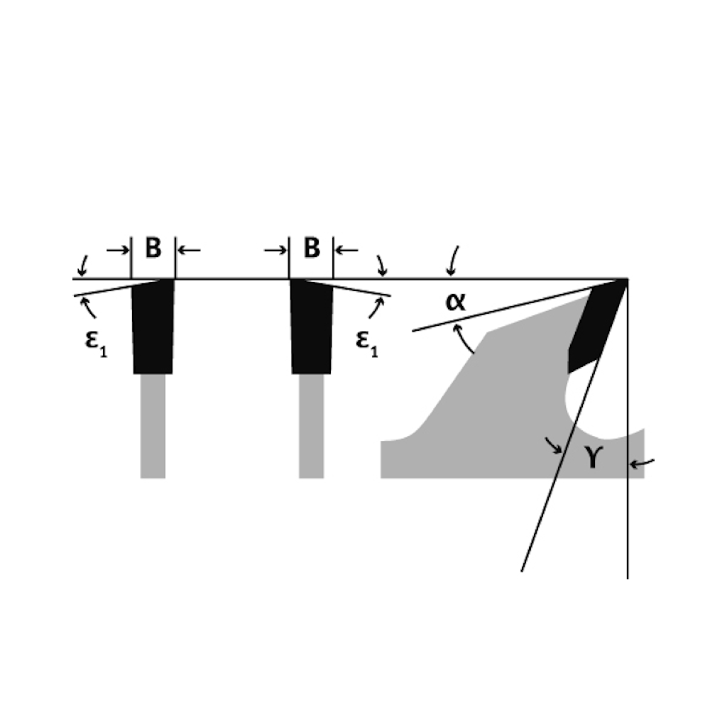 EDN Universal-Kreissägeblatt | Wechselzahn | Ø 400 mmlatt 400x3.6x30 Zähnezahl = 60 UW POS.