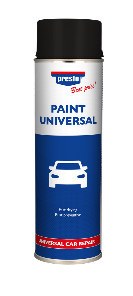Presto Best Price Universal Spray | Schwarz matt | 500 ml