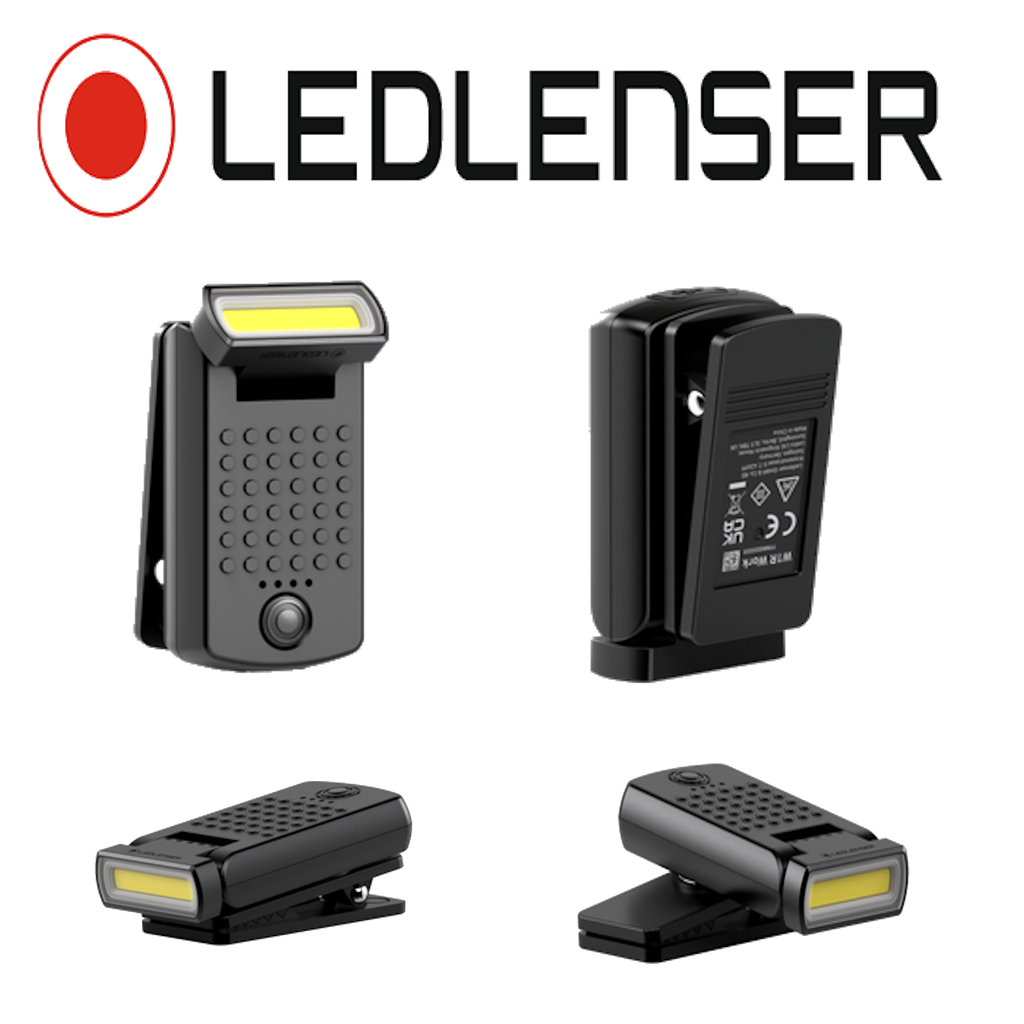 LEDLENSER Taschenlampe W1R Work | Clipbefestigung | wiederaufladbar