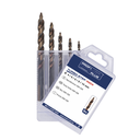 BOHRCRAFT TURBO STEP | INOX | 5-tlg. Spiralbohrer-Satz