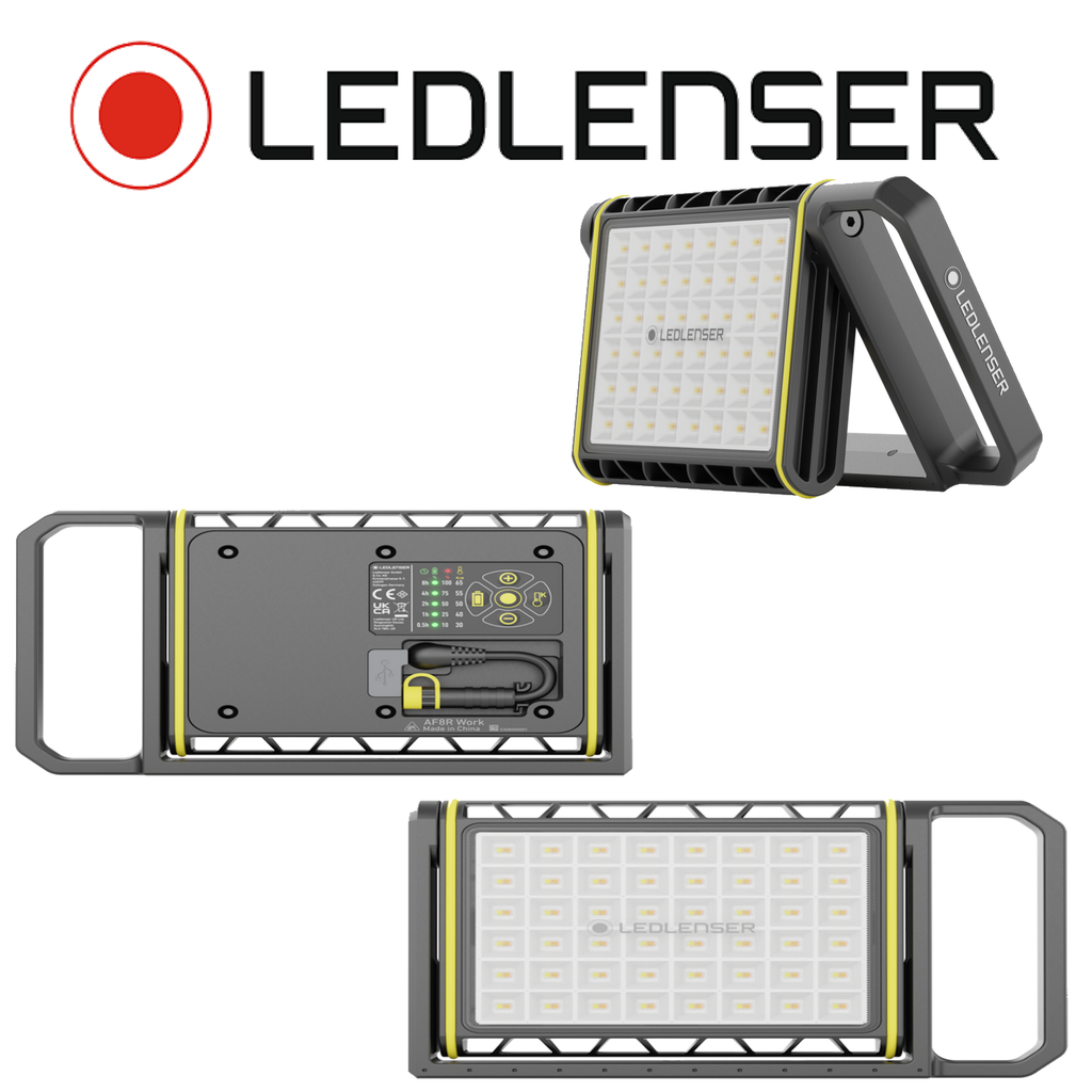 LEDLENSER Arbeitsleuchte AF8R Work im Koffer | wiederaufladbar