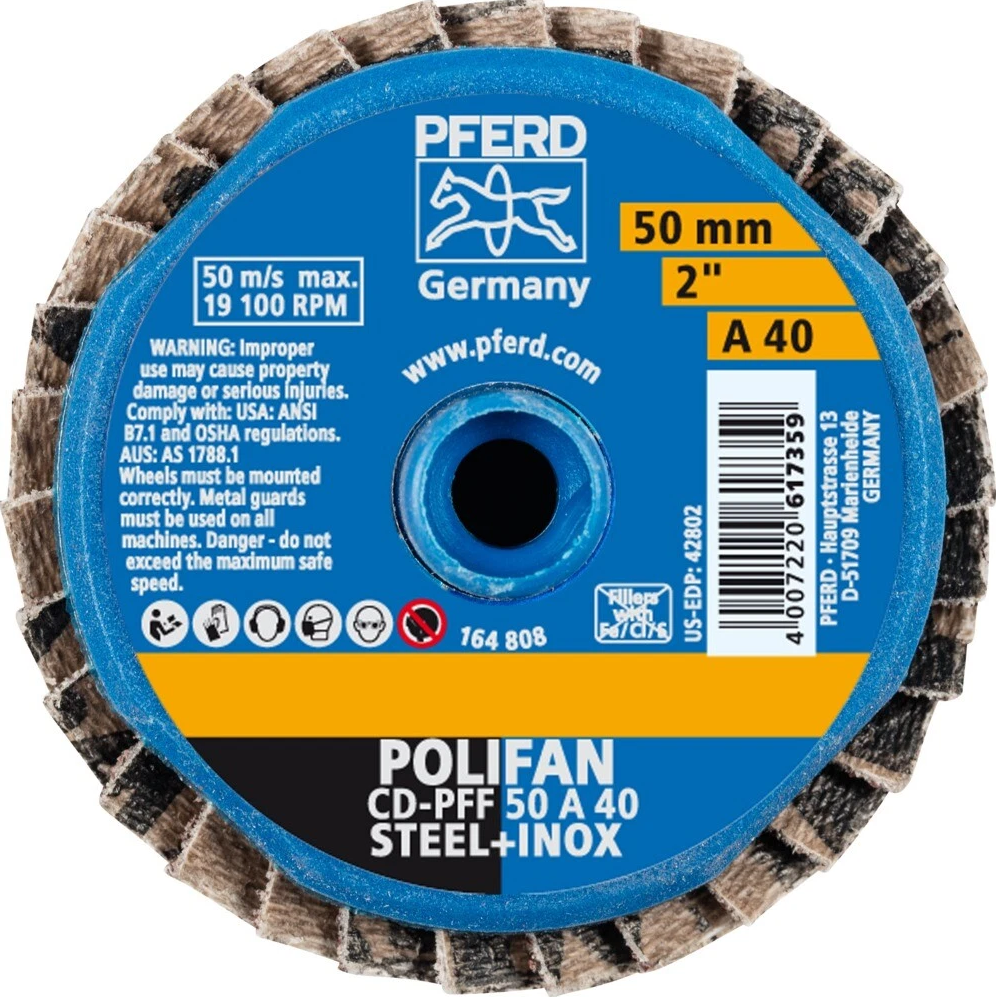 Pferd COMBIDISC-Mini-POLIFAN Fächerschleifscheibe