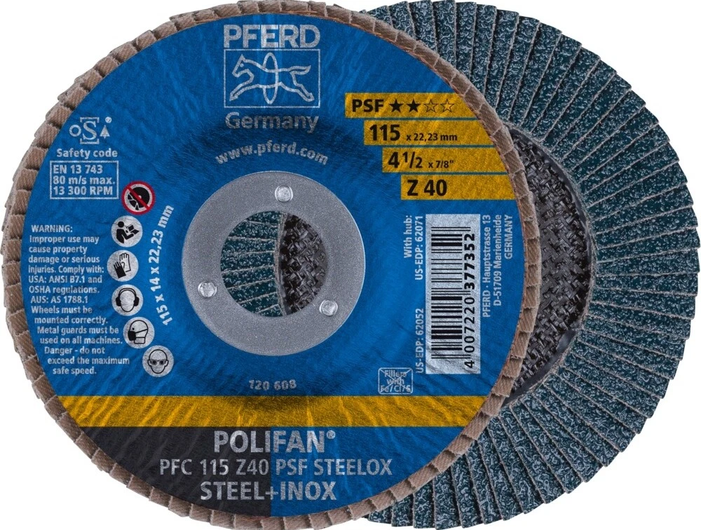 PFERD POLIFAN Fächerscheibe PFC | PSF STEELOX