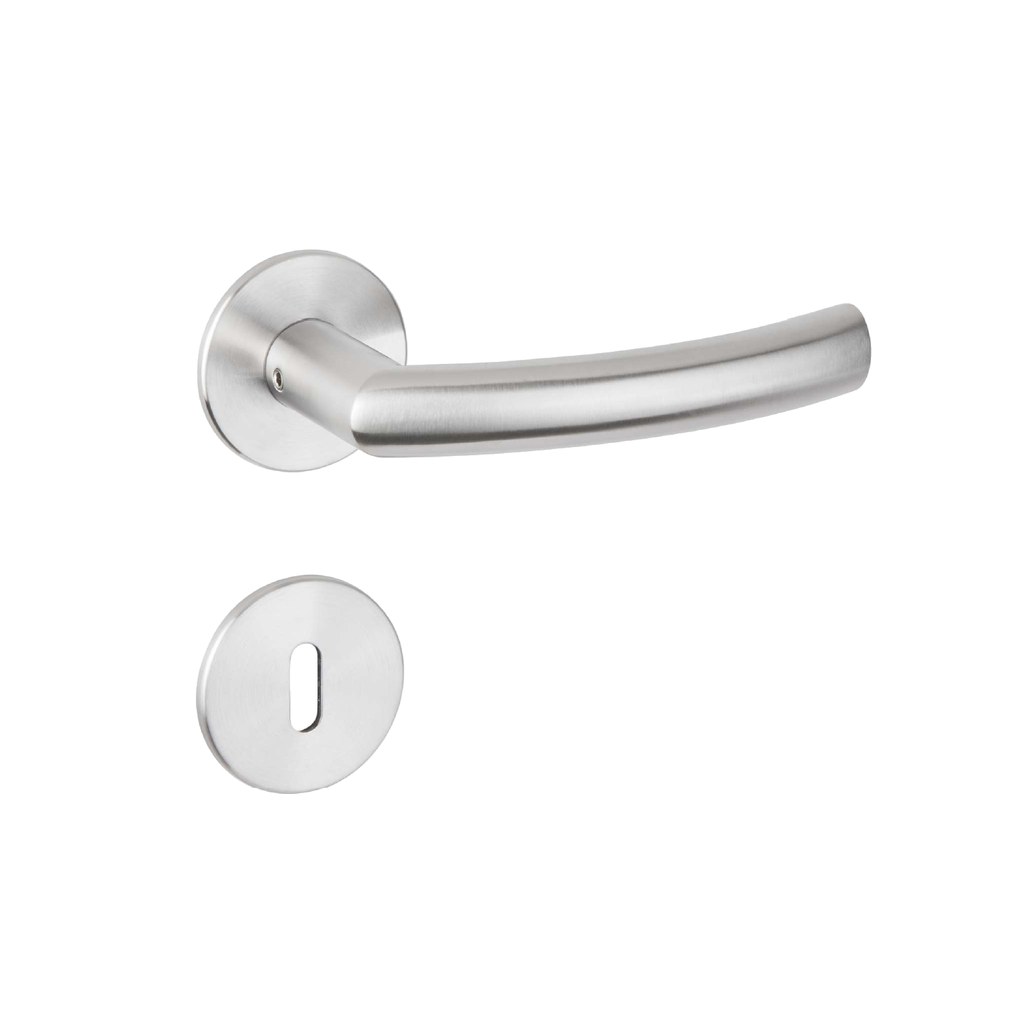 HERMAT Flach-CLIP Garnitur BASIC 07 | Edelstahl matt