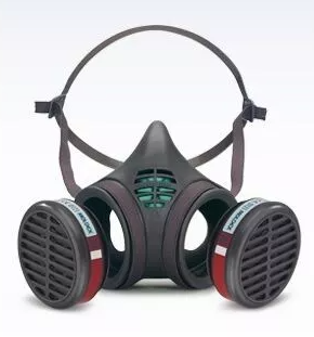 [70147857202] Moldex Atemschutzmaske Serie 8000 Maskenkörper Größe M + 2x A2P2 Filter + Aufbewahrungsbox