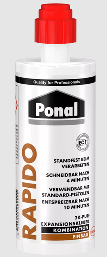 [73611PNR10] Ponal Rapido 2K-PUR-Expansionskleber | 165 g