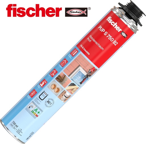 [72414539197] FISCHER Pistolenschaum PUP S 750 B2 Profi 750ml