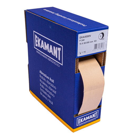 EKAMANT Klettstreifen EKA 5000 V | 70 x 125 mm | Rolle 50 m | 400 Blatt