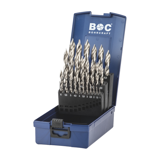 [7020812021330025] BOHRCRAFT TURBO STEP | HSS-G | 25-tlg. Spiralbohrer-Satz