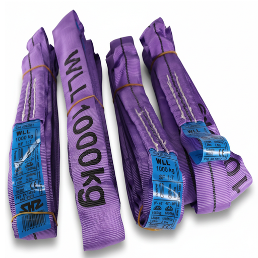 [RSW-SET-HRE1T-1M-4PK] RSW 4er-Set Rundschlingen 1000kg | 1,0m