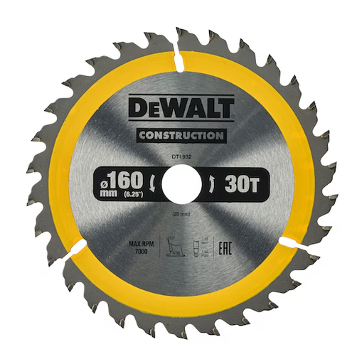 [72403DT1932] DeWalt Kreissägeblatt | 160/20 mm | 30 WZ